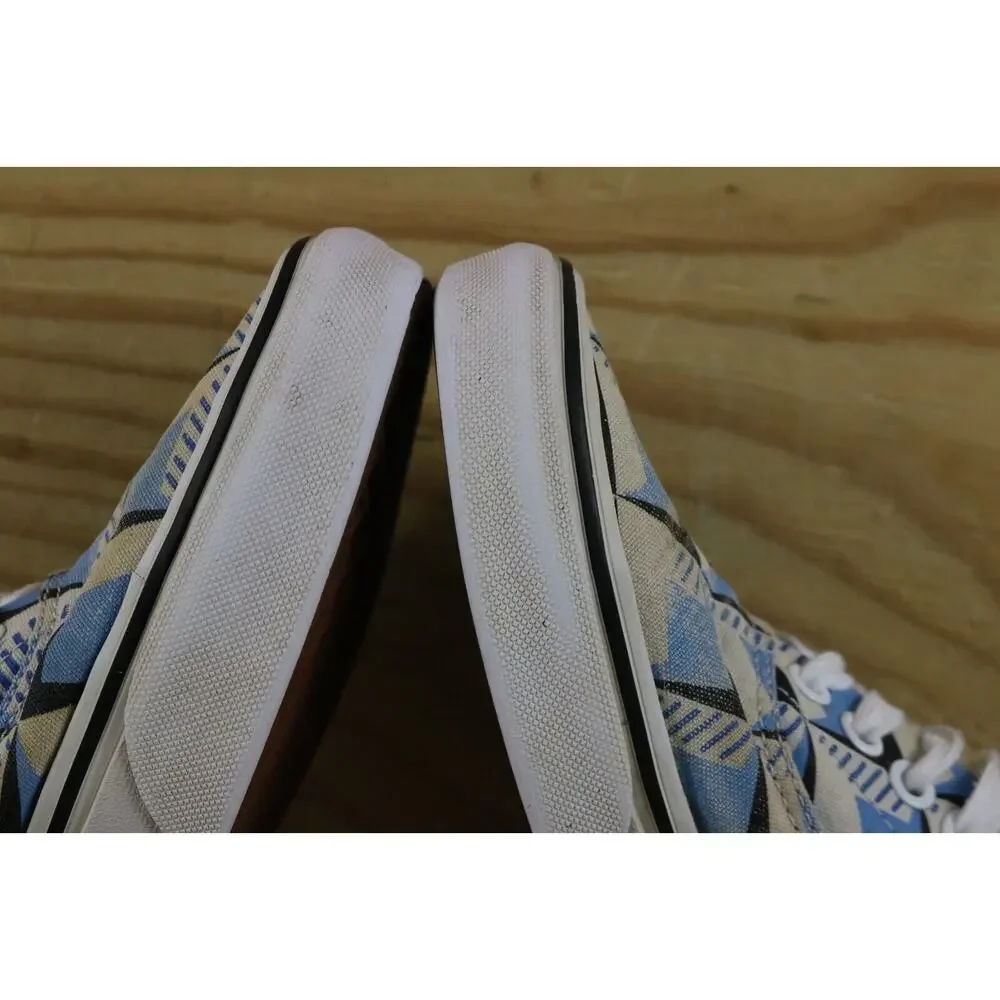 Vans x Eley Kishimoto Sneakers Womens 9 Blue Geometric Off the Wall Athletic